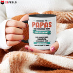 22Feels® Papa Geschenk - Tasse mit Spruch (Weiss-Schwarz, 320ml)-TwoTone Tasse Weiss-Schwarz 320ml-22Feels