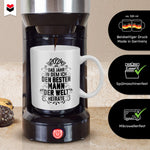 22Feels® Verlobungsgeschenk für 2024 Bräute - Bride To Be Tasse mit Spruch (Weiss, 320ml)-Weisse Tasse 320ml-22Feels
