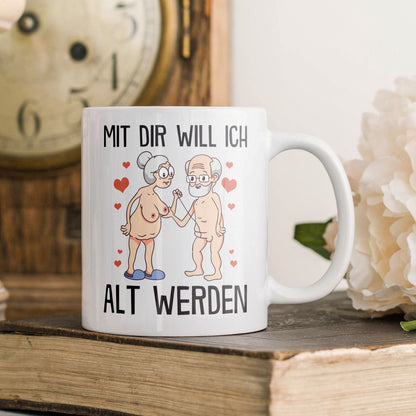 22Feels® Paar Geschenk zum Jahrestag, Hochzeitstag, Valentinstag etc. - Tasse mit Spruch (Weiss, 320ml)-Weisse Tasse 320ml-22Feels