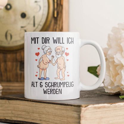 22Feels® Paar Geschenk zum Jahrestag, Hochzeitstag, Valentinstag etc. - Tasse mit Spruch (Weiss, 320ml)-Weisse Tasse 320ml-22Feels