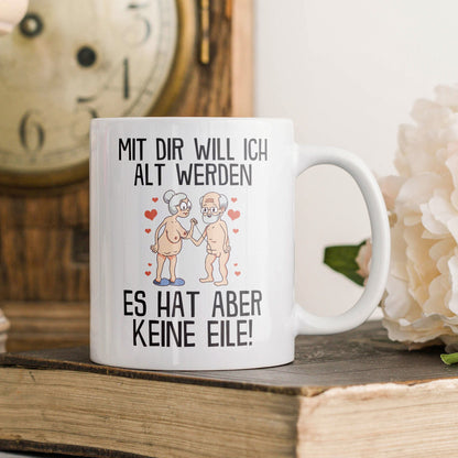 22Feels® Paar Geschenk zum Jahrestag, Hochzeitstag, Valentinstag etc. - Tasse mit Spruch (Weiss, 320ml)-Weisse Tasse 320ml-22Feels