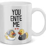 22Feels® Hochzeitsgeschenk - Paar Tasse mit Spruch (Weiss, 320ml)-Weisse Tasse 320ml-22Feels