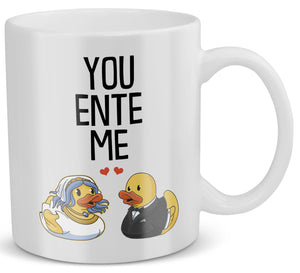 22Feels® Hochzeitsgeschenk - Paar Tasse mit Spruch (Weiss, 320ml)-Weisse Tasse 320ml-22Feels