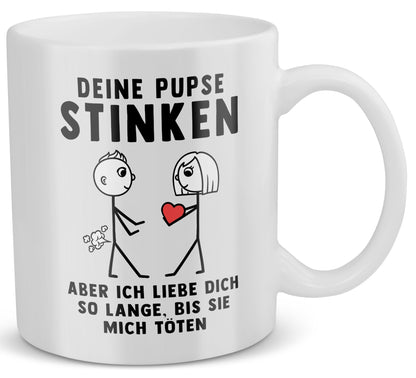 22Feels® Männer Geschenk zum Jahrestag, Hochzeitstag, Valentinstag etc. - Tasse mit Spruch (Weiss, 320ml)-Weisse Tasse 320ml-22Feels