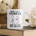 22Feels® Männer Geschenk zum Jahrestag, Hochzeitstag, Valentinstag etc. - Tasse mit Spruch (Weiss, 320ml)-Weisse Tasse 320ml-22Feels