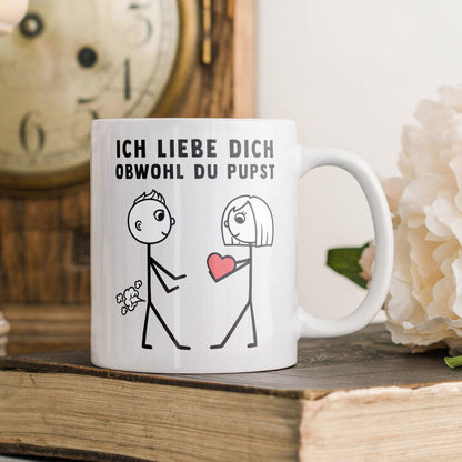 22Feels® Männer Geschenk zum Jahrestag, Hochzeitstag, Valentinstag etc. - Tasse mit Spruch (Weiss, 320ml)-Weisse Tasse 320ml-22Feels