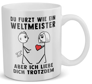 22Feels® Männer Geschenk zum Jahrestag, Hochzeitstag, Valentinstag etc. - Tasse mit Spruch (Weiss, 320ml)-Weisse Tasse 320ml-22Feels