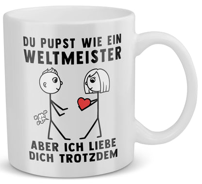 22Feels® Männer Geschenk zum Jahrestag, Hochzeitstag, Valentinstag etc. - Tasse mit Spruch (Weiss, 320ml)-Weisse Tasse 320ml-22Feels