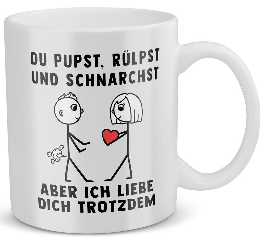 22Feels® Männer Geschenk zum Jahrestag, Hochzeitstag, Valentinstag etc. - Tasse mit Spruch (Weiss, 320ml)-Weisse Tasse 320ml-22Feels