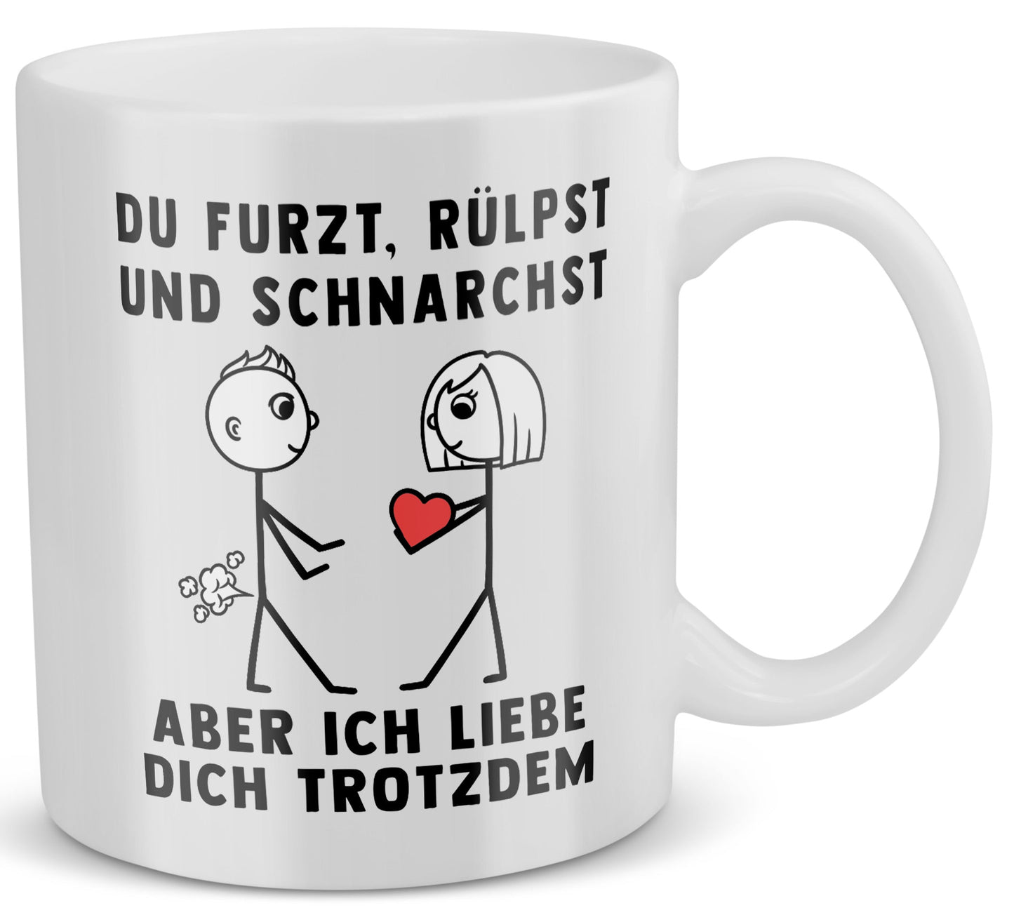22Feels® Männer Geschenk zum Jahrestag, Hochzeitstag, Valentinstag etc. - Tasse mit Spruch (Weiss, 320ml)-Weisse Tasse 320ml-22Feels
