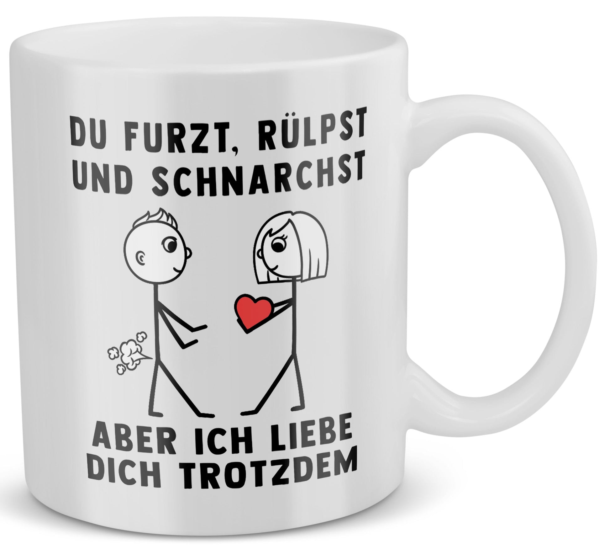 22Feels® Männer Geschenk zum Jahrestag, Hochzeitstag, Valentinstag etc. - Tasse mit Spruch (Weiss, 320ml)-Weisse Tasse 320ml-22Feels