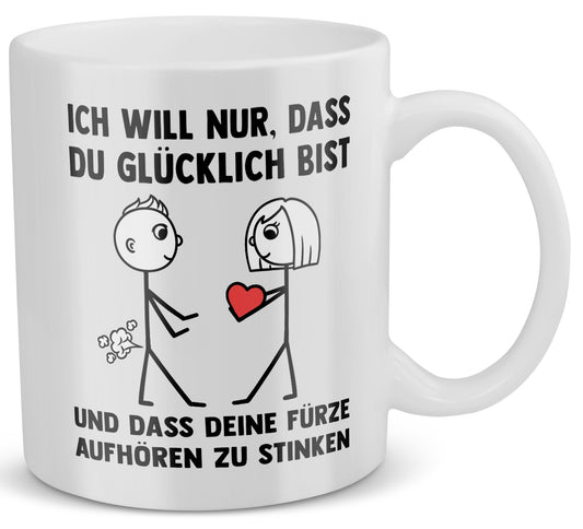 22Feels® Männer Geschenk zum Jahrestag, Hochzeitstag, Valentinstag etc. - Tasse mit Spruch (Weiss, 320ml)-Weisse Tasse 320ml-22Feels