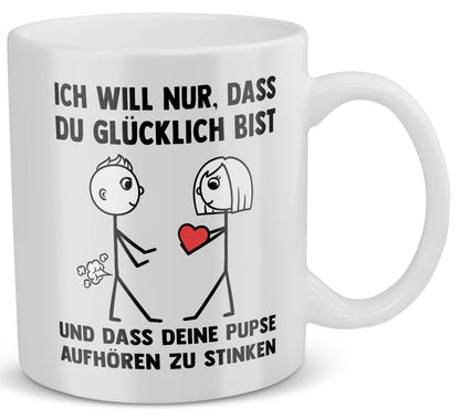 22Feels® Männer Geschenk zum Jahrestag, Hochzeitstag, Valentinstag etc. - Tasse mit Spruch (Weiss, 320ml)-Weisse Tasse 320ml-22Feels