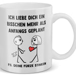 22Feels® Männer Geschenk zum Jahrestag, Hochzeitstag, Valentinstag etc. - Tasse mit Spruch (Weiss, 320ml)-Weisse Tasse 320ml-22Feels