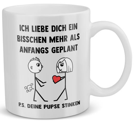 22Feels® Männer Geschenk zum Jahrestag, Hochzeitstag, Valentinstag etc. - Tasse mit Spruch (Weiss, 320ml)-Weisse Tasse 320ml-22Feels