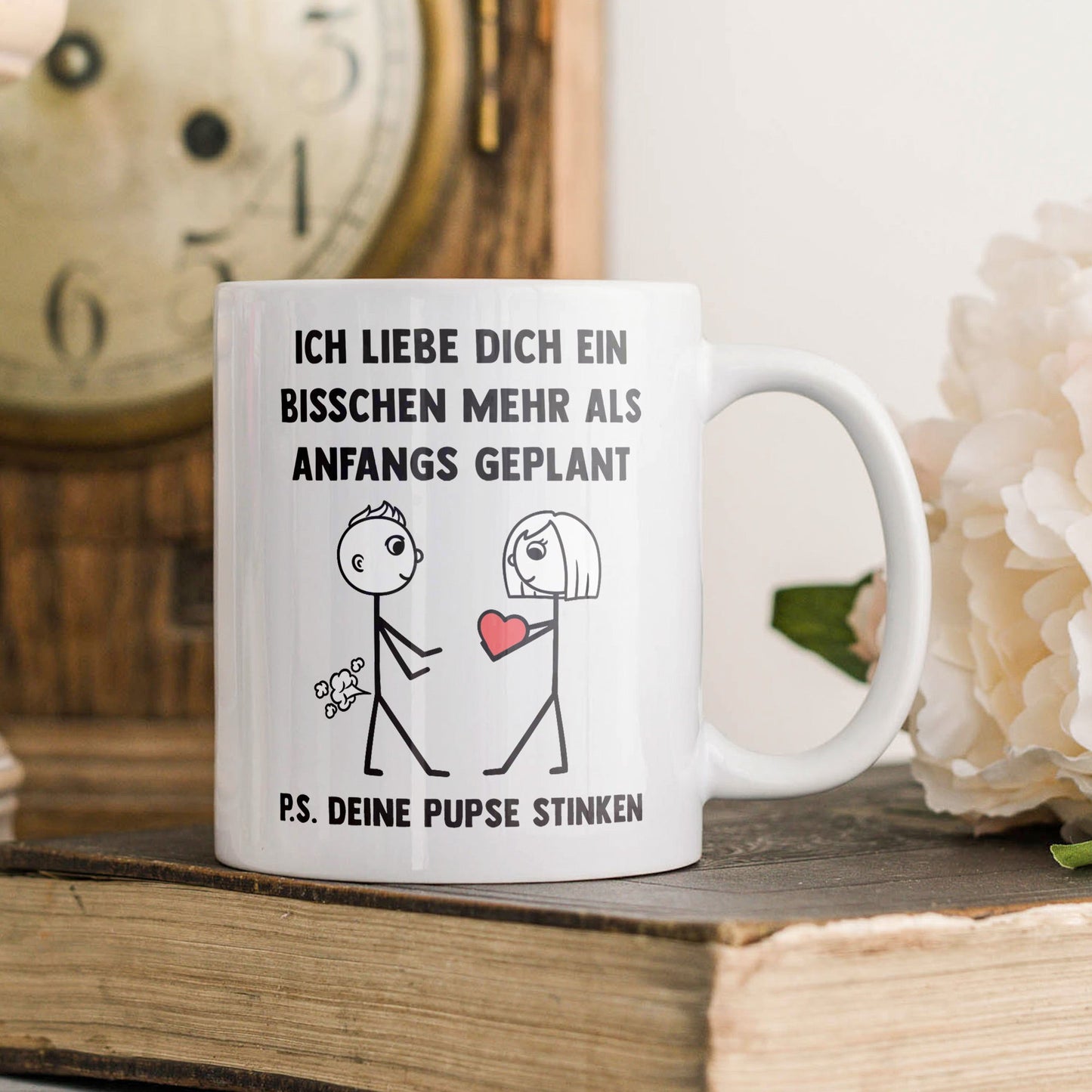 22Feels® Männer Geschenk zum Jahrestag, Hochzeitstag, Valentinstag etc. - Tasse mit Spruch (Weiss, 320ml)-Weisse Tasse 320ml-22Feels