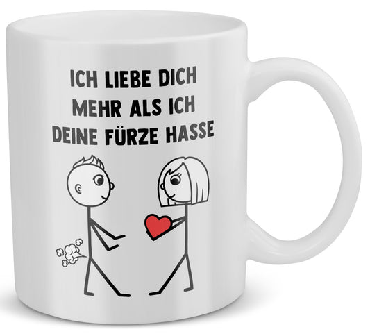 22Feels® Männer Geschenk zum Jahrestag, Hochzeitstag, Valentinstag etc. - Tasse mit Spruch (Weiss, 320ml)-Weisse Tasse 320ml-22Feels