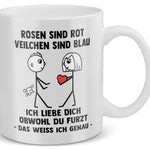 22Feels® Männer Geschenk zum Jahrestag, Hochzeitstag, Valentinstag etc. - Tasse mit Spruch (Weiss, 320ml)-Weisse Tasse 320ml-22Feels