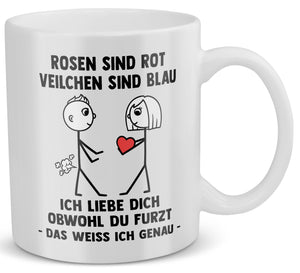22Feels® Männer Geschenk zum Jahrestag, Hochzeitstag, Valentinstag etc. - Tasse mit Spruch (Weiss, 320ml)-Weisse Tasse 320ml-22Feels