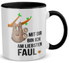 22Feels® Pärchen Geschenk zum Jahrestag, Hochzeitstag, Valentinstag etc. - Tasse mit Spruch (Weiss-Schwarz, 320ml)-TwoTone Tasse Weiss-Schwarz 320ml-22Feels