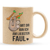 22Feels® Pärchen Geschenk zum Jahrestag, Hochzeitstag, Valentinstag etc. - Glitzertasse mit Spruch (Gold, 320ml)-Glitzertasse Gold 320ml-22Feels