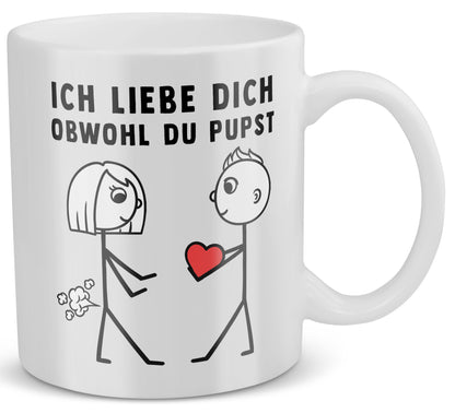 22Feels® Frauen Geschenk zum Jahrestag, Hochzeitstag, Valentinstag etc. - Tasse mit Spruch (Weiss, 320ml)-Weisse Tasse 320ml-22Feels