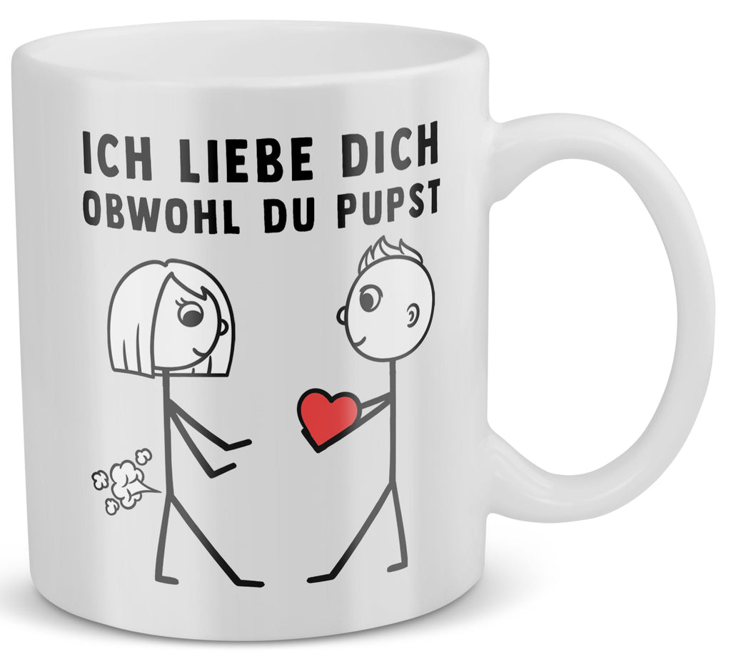 22Feels® Frauen Geschenk zum Jahrestag, Hochzeitstag, Valentinstag etc. - Tasse mit Spruch (Weiss, 320ml)-Weisse Tasse 320ml-22Feels