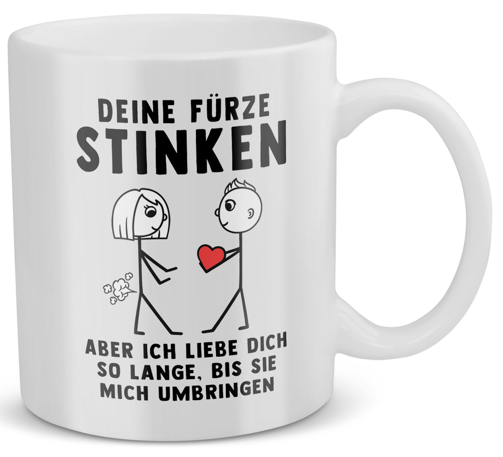 22Feels® Frauen Geschenk zum Jahrestag, Hochzeitstag, Valentinstag etc. - Tasse mit Spruch (Weiss, 320ml)-Weisse Tasse 320ml-22Feels