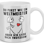 22Feels® Frauen Geschenk zum Jahrestag, Hochzeitstag, Valentinstag etc. - Tasse mit Spruch (Weiss, 320ml)-Weisse Tasse 320ml-22Feels