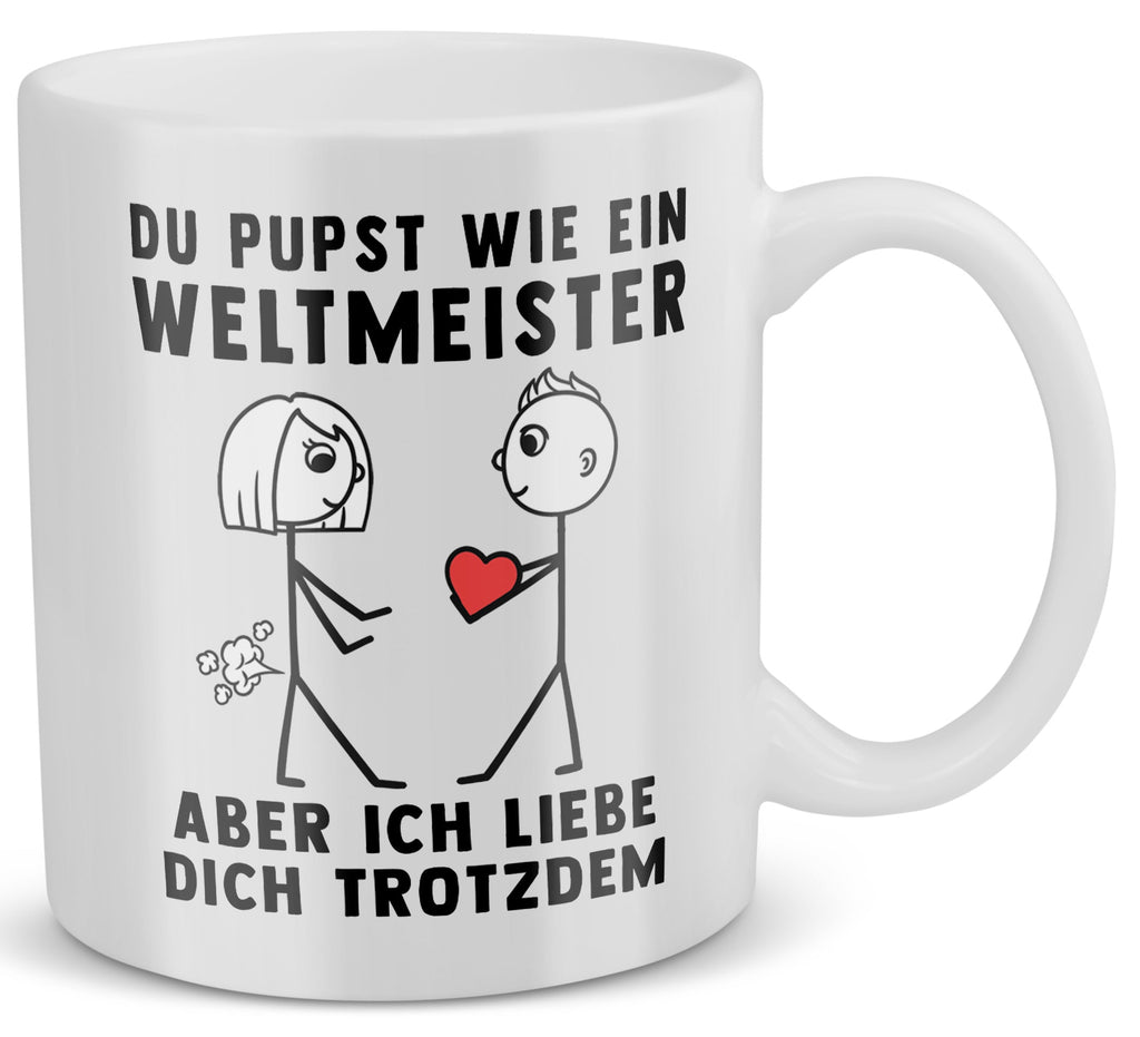22Feels® Frauen Geschenk zum Jahrestag, Hochzeitstag, Valentinstag etc. - Tasse mit Spruch (Weiss, 320ml)-Weisse Tasse 320ml-22Feels