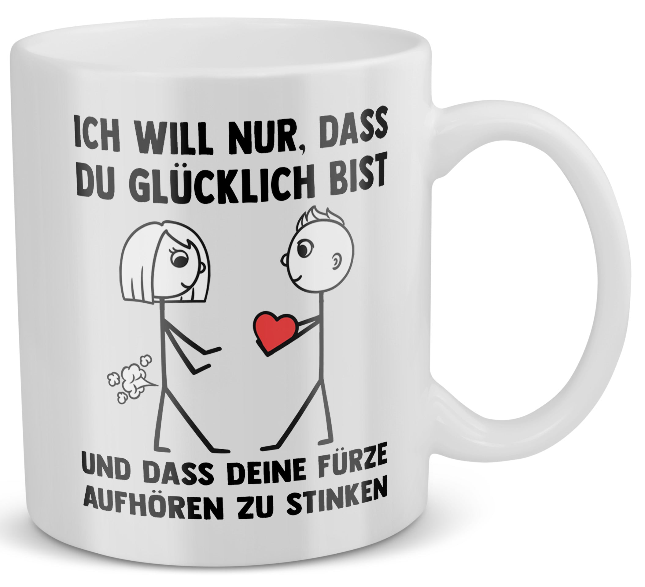 22Feels® Frauen Geschenk zum Jahrestag, Hochzeitstag, Valentinstag etc. - Tasse mit Spruch (Weiss, 320ml)-Weisse Tasse 320ml-22Feels
