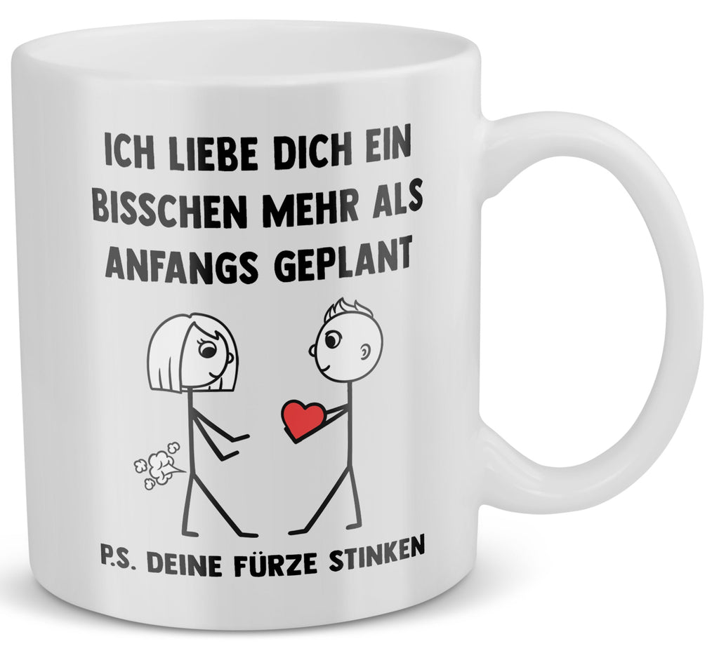 22Feels® Frauen Geschenk zum Jahrestag, Hochzeitstag, Valentinstag etc. - Tasse mit Spruch (Weiss, 320ml)-Weisse Tasse 320ml-22Feels