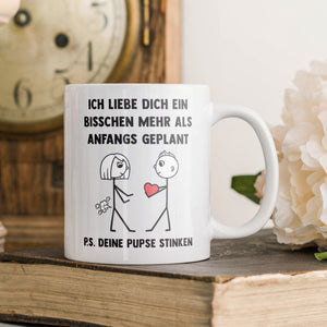 22Feels® Frauen Geschenk zum Jahrestag, Hochzeitstag, Valentinstag etc. - Tasse mit Spruch (Weiss, 320ml)-Weisse Tasse 320ml-22Feels