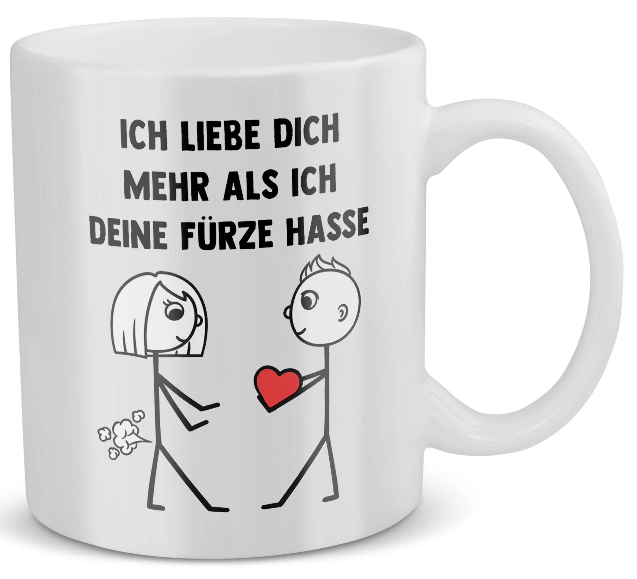 22Feels® Frauen Geschenk zum Jahrestag, Hochzeitstag, Valentinstag etc. - Tasse mit Spruch (Weiss, 320ml)-Weisse Tasse 320ml-22Feels