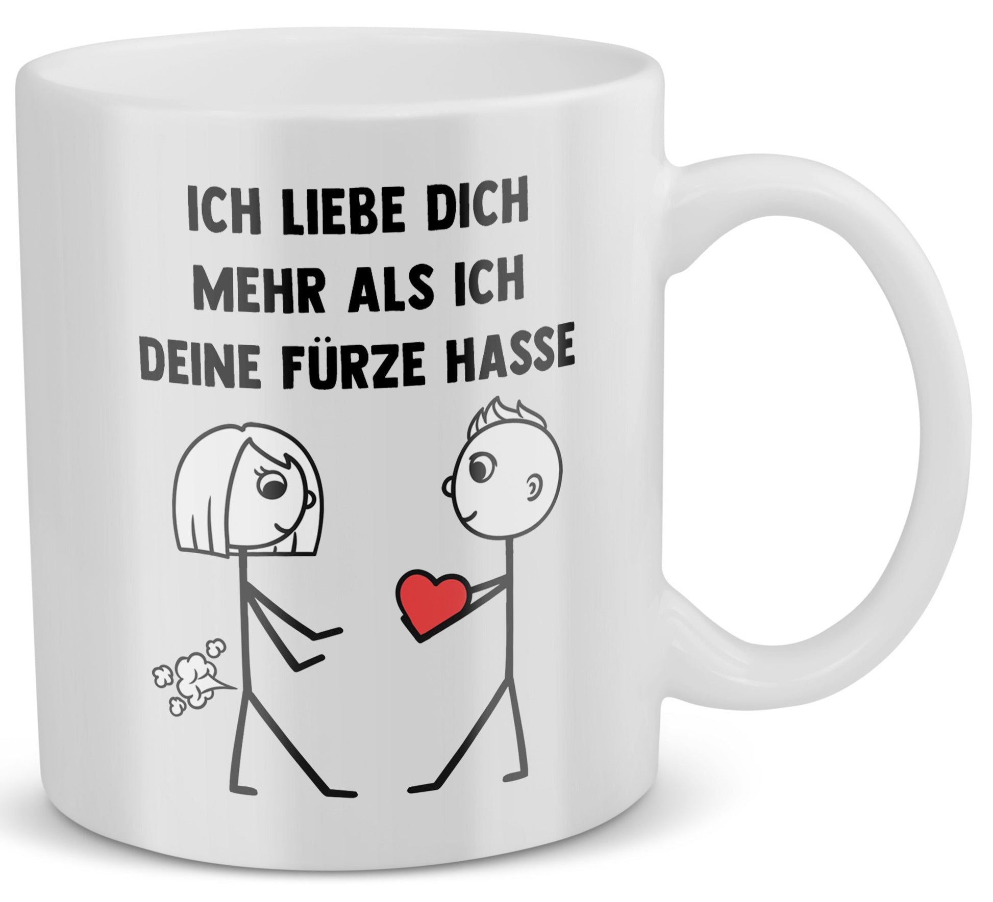 22Feels® Frauen Geschenk zum Jahrestag, Hochzeitstag, Valentinstag etc. - Tasse mit Spruch (Weiss, 320ml)-Weisse Tasse 320ml-22Feels