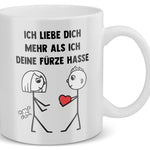 22Feels® Frauen Geschenk zum Jahrestag, Hochzeitstag, Valentinstag etc. - Tasse mit Spruch (Weiss, 320ml)-Weisse Tasse 320ml-22Feels