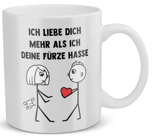 22Feels® Frauen Geschenk zum Jahrestag, Hochzeitstag, Valentinstag etc. - Tasse mit Spruch (Weiss, 320ml)-Weisse Tasse 320ml-22Feels