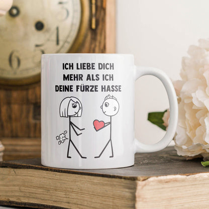 22Feels® Frauen Geschenk zum Jahrestag, Hochzeitstag, Valentinstag etc. - Tasse mit Spruch (Weiss, 320ml)-Weisse Tasse 320ml-22Feels