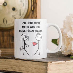 22Feels® Frauen Geschenk zum Jahrestag, Hochzeitstag, Valentinstag etc. - Tasse mit Spruch (Weiss, 320ml)-Weisse Tasse 320ml-22Feels