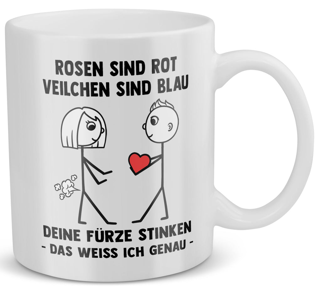 22Feels® Frauen Geschenk zum Jahrestag, Hochzeitstag, Valentinstag etc. - Tasse mit Spruch (Weiss, 320ml)-Weisse Tasse 320ml-22Feels