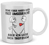 22Feels® Frauen Geschenk zum Jahrestag, Hochzeitstag, Valentinstag etc. - Tasse mit Spruch (Weiss, 320ml)-Weisse Tasse 320ml-22Feels