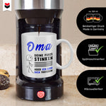 22Feels® ORIGINAL Geschenk-Tasse mit Spruch - Oma, Deine Fürze Stinken (Weiss, 320ml)-Weisse Tasse 320ml-22Feels