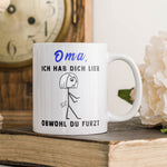 22Feels® Geschenk für Omas - Tasse mit Spruch (Weiss, 320ml)-Weisse Tasse 320ml-22Feels