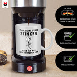 22Feels® ORIGINAL Geschenk-Tasse mit Spruch - Oma, Deine Fürze Stinken (Weiss, 320ml)-Weisse Tasse 320ml-22Feels