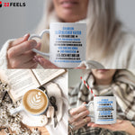 22Feels® Papa Geschenk von Tochter - Tasse mit Spruch: Sture Prinzessin (Herzhenkel, Weiss, 320ml)-Tasse Weiss Herzhenkel 320ml-22Feels