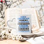 22Feels® Papa Geschenk von Tochter - Tasse mit Spruch: Sture Prinzessin (Herzhenkel, Weiss, 320ml)-Tasse Weiss Herzhenkel 320ml-22Feels