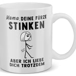 22Feels® Geschenk für Mamas - Tasse mit Spruch (Weiss, 320ml)-Weisse Tasse 320ml-22Feels