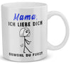 22Feels® Geschenk für Mamas - Tasse mit Spruch (Weiss, 320ml)-Weisse Tasse 320ml-22Feels