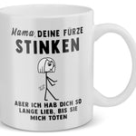 22Feels® Geschenk für Mamas - Tasse mit Spruch (Weiss, 320ml)-Weisse Tasse 320ml-22Feels
