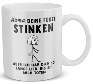 22Feels® Geschenk für Mamas - Tasse mit Spruch (Weiss, 320ml)-Weisse Tasse 320ml-22Feels